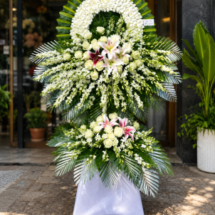 Hoa viếng đám tang Long An