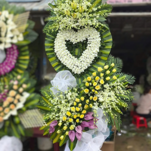 Kệ hoa viếng 87845 Kệ hoa viếng 87845