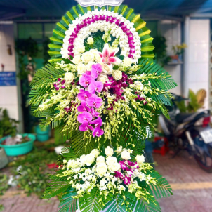 Kệ hoa viếng 10080