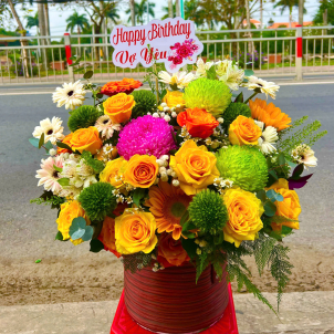 GIỎ HOA SINH NHẬT 14098