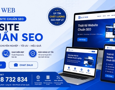 Đơn vị thiết kế website chuẩn SEO, chuyên nghiệp, hiệu quả