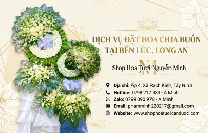 Đặt Hoa Chia Buồn Tại Bến Lức, Long An