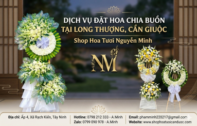 Đặt Hoa Chia Buồn Tại Long Thượng, Cần Giuộc