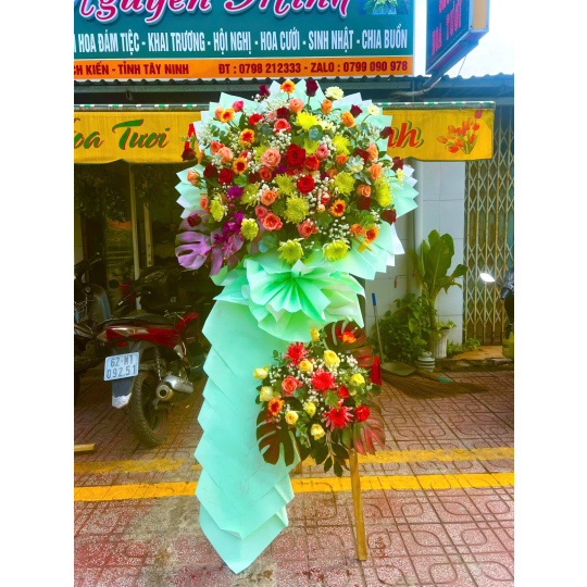 KỆ HOA CHÚC MỪNG KHAI TRƯƠNG 33109