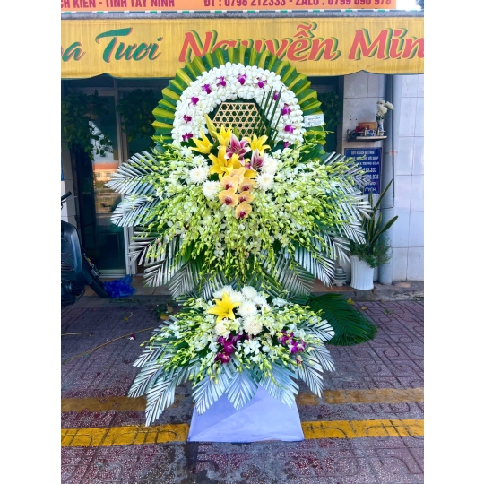 hoa viếng dám tang